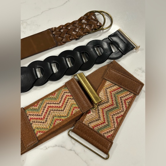 Women’s Fashion Belts, set of 3 - Picture 1 of 10